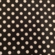 FRENCH TERRY STOFF "Dots" Schwarz/weiss