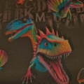 FRENCH TERRY-SWEAT STOFF-STENZO "Dino Trends"