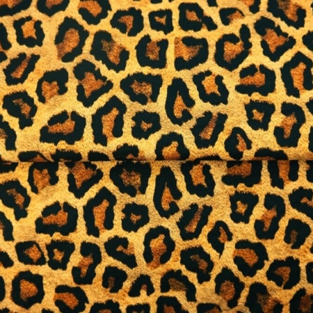 BAUMWOLLE JERSEY STOFF-Stenzo "Leopard"